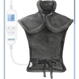 RENPHO Electric Heating Pad for Back Pain Relief Open Box